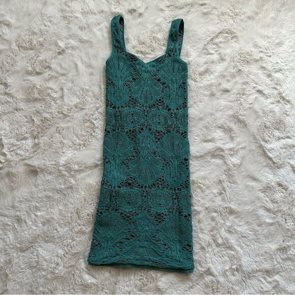 Intimately Free People FP blue medallion sleeveless slip mini bodycon tank dress - Picture 13 of 15